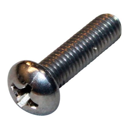 Allpoints Allpoints 26-1053 Stainless Steel Round Head 10-32 x 3/4" Phillips Machine Screw - 100/Pack 261053